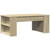 Maison Chic Klubska mizica - kavna mizica - Nizka mizica sonoma hrast 102x55x42 cm inženirski les, (21752789) Cene
