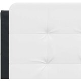  Okvir kreveta LED crno-bijeli 140 x 200 cm od umjetne kože | shoptok.hr