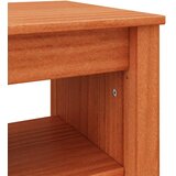  Klupa za cipele s policom Vosak smeđa 160 x 36,5 x 50 cm | Eponuda.ba
