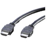 Roline HDMI priključni kabel HDMI-A vtič 1.00 m črna 11.04.5571 zaščiten HDMI kabel, (20421325) | Shoptok.si