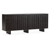 MOME Crna komoda od masivnog manga 200x80x40 cm Inaya – | shoptok.hr