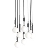 Open Design OR85341 - Luster na sajli ERO 8xG9/8W/230V crna | Eponuda.com