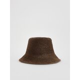 Reserved Slamnati šešir bucket - tamnosmeđe Cijene