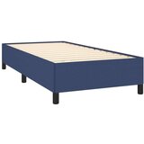  Krevet s oprugama i madracem plavi 90 x 200 cm od tkanine | shoptok.hr
