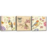 Tablo Center Komplet 3 slik Birds Cene