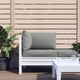  Jastuci za sofu od paleta 3 kom sivi od tkanine | shoptok.hr