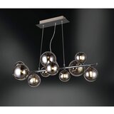 Wofi 6014.10.24.9000 - led luster na sajli villa 10xG9/3W/230V crna/hrom | Eponuda.com