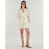 Desigual Kratke obleke SILVIBOHO Bela | Shoptok.si