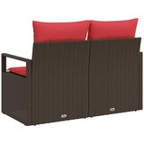  Vrtni kauč s jastukom s pohranom 120 x 62 x 69 cm poliratan | shoptok.hr