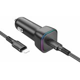 Borofone AUTO PUNJAČ BZ28 TROPHIE - TYPE-C - PD 30W 3A SA TYPE-C NA LIGHTNING KABEL CRNI | shoptok.hr