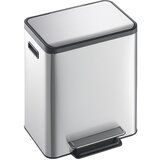 EKO Zbiralnik odpadkov s pedalom, prostornina 2 x 15 l, ŠxVxG 404 x 492 x 321 mm, nerjavno jeklo, dvojni zbiralnik Cene