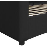  Dnevni krevet crni 80 x 200 cm od tkanine | shoptok.hr