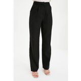 Trendyol Ženske hlače Flat Cut crna | siva | ePonuda.com