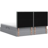  LED krevet za pohranu s madracem Svjetlosiva 160 x 200 cm - Svjetlosiva 160 x 200 cm Dizajn linija | shoptok.hr