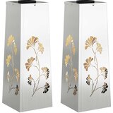  Solarna LED svjetlost za stazu 2 pcs Srebrno Cinkani čelik | Eponuda.com