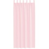 vidaXL Voile zavese z rod žepi 2 kosa svetlo roza | Shoptok.si