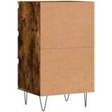  Komoda boja dimljenog hrasta 40 x 35 x 70 cm konstruirano drvo | shoptok.hr