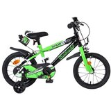Volare dječji bicikl Sportivo 14″ zeleno-crne boje, s dvije ručne kočnice | shoptok.hr