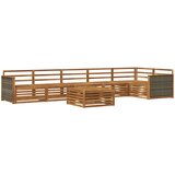 vidaXL Zunanja garnitura za sedenje 7 pcs Naravna Masiven les akacije, (5000270260) | Shoptok.si