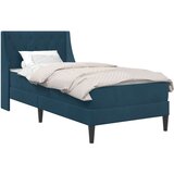  Okvir kreveta s madracem Zidne s uzglavljem 2 pcs Plava Baršun - Plava 100 x 200 cm | shoptok.hr