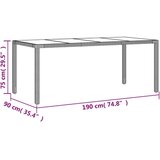  9-dijelni vrtni blagovaonski set s jastucima poliratan i bagrem | shoptok.hr