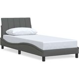 vidaXL Posteljni okvir brez vzmetnice temno siv 80x200 cm blago | Shoptok.si
