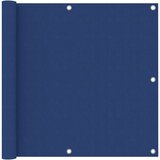 vidaXL Balkonsko platno modro 90x400 cm oksford blago, (20966731) Cene