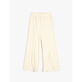 Koton Palazzo Trousers with Slit Detail and Elastic Waist | shoptok.hr