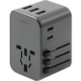 OMREŽNI POLNILEC 3XUSB + 2XUSB-C PD-PPS-QC 3.0 35,5W ADAPTER 4V1, (22007350)