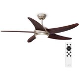 Klarstein Bolero stropni ventilator z lučjo | 132 cm | 35 W | Tiho delovanje | Les Cene