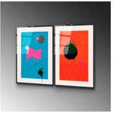 WALLXPERT dekorativna slika od kaljenog stakla (2 komada) uv 941 45 x 65 | ePonuda.com
