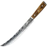  Damaskasti kuhinjski nož YU-37487 - Slaughter / Smeđa KP37487 | Shoptok.si