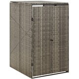  Spremište za kantu za smeće sivo 70 x 80 x 117 cm od poliratana | shoptok.hr