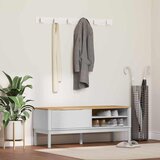  Klupa za hodnik s ladicama FLORO Bijelo 115 x 40 x 45 cm | shoptok.hr