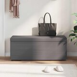  Stolica Siva 101 x 41 x 40 cm Umjetna Koža i Fino Radeći Drvo | shoptok.hr