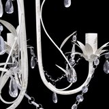  Kristalni viseći stropni lusteri 4 kom elegantni bijeli | Eponuda.com