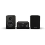 Crni mikro-stereo sistem Classic Stereo Mini.