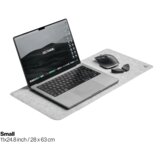 DELTAHUB Podloga za miško Minimalistic Desk Mat-Svetlo siva (S), 63 × 28 cm | Shoptok.si