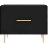  Stolić za kavu crni 50 x 50 x 40 cm od konstruiranog drva | shoptok.hr
