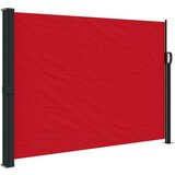 Zložljiva stranska tenda rdeča 140x600 cm | Shoptok.si