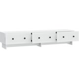 TV ormar s ladicama Bijela 147 x 34,5 x 30 cm Konstruirano drvo | shoptok.hr