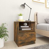 vidaXL Noćni ormarići 2 kom boja dimljenog hrasta 40x40x50 cm drveni Cijene