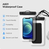 Spigen A601 UNIVERZALNA VODONEPROPUSNA TORBICA 2 KOM PAKET CRYSTAL CLEAR | shoptok.hr