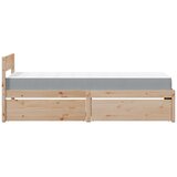  Krevet s ladicama i madracem 90 x 200 cm od borovine | shoptok.hr