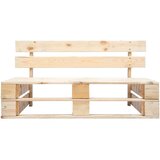  Vrtna sofa od paleta od borovine s jastucima boje pijeska | Eponuda.com