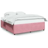 vidaXL Posteljni okvir roza 180x200 cm žamet | Shoptok.si
