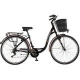 Visitor bicikl fashion savanna 28" alu 18" v-brake 6 brzina 155-178cm (s/m) crni leopard perla 1282118 | Eponuda.com