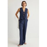 TRENDYOLMILLA ženski set bluza i pantalone Twoss25Au00034, tamnoplava | Eponuda.com