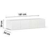 Modern Living Nastavek Za Omaro Max, Bela | Shoptok.si