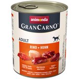 animonda GranCarno Original Adult 6 x 800 g - Govedina in piščanec Cijene